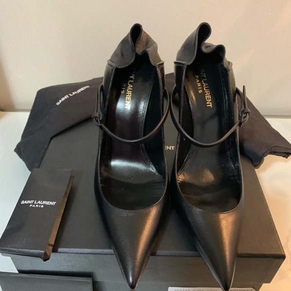 Saint Laurent Leather Majorelle Pumps - Picture 3 of 8